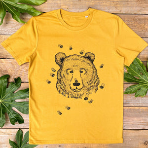 BUMBLE BEES AND BEAR MUSTARD TEE