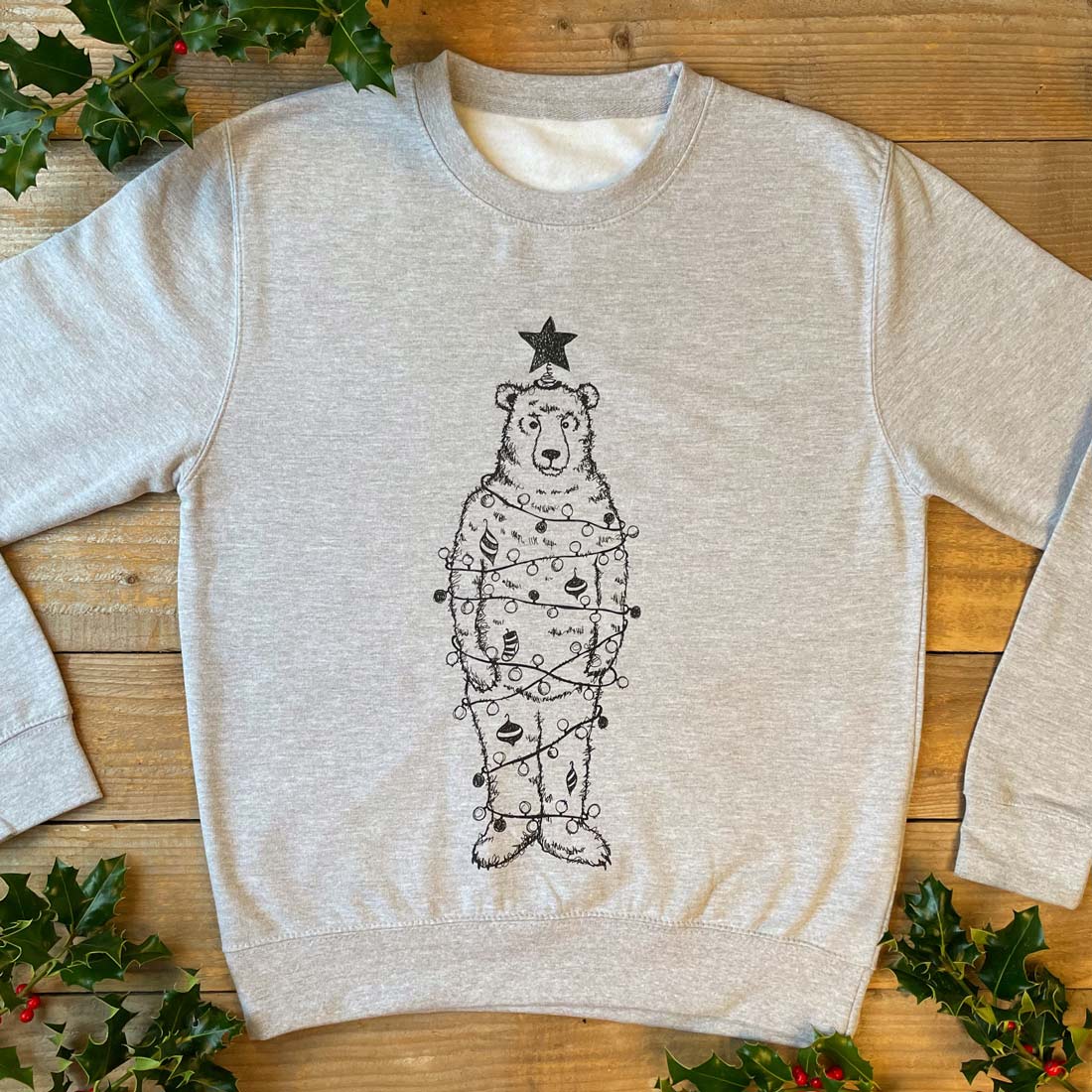 christmas bear jumper